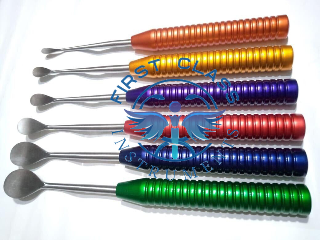 Karlin XL Magnum Cobb Elevator 6 Pcs set 14″ Spine Neuro orthopedic Instrument