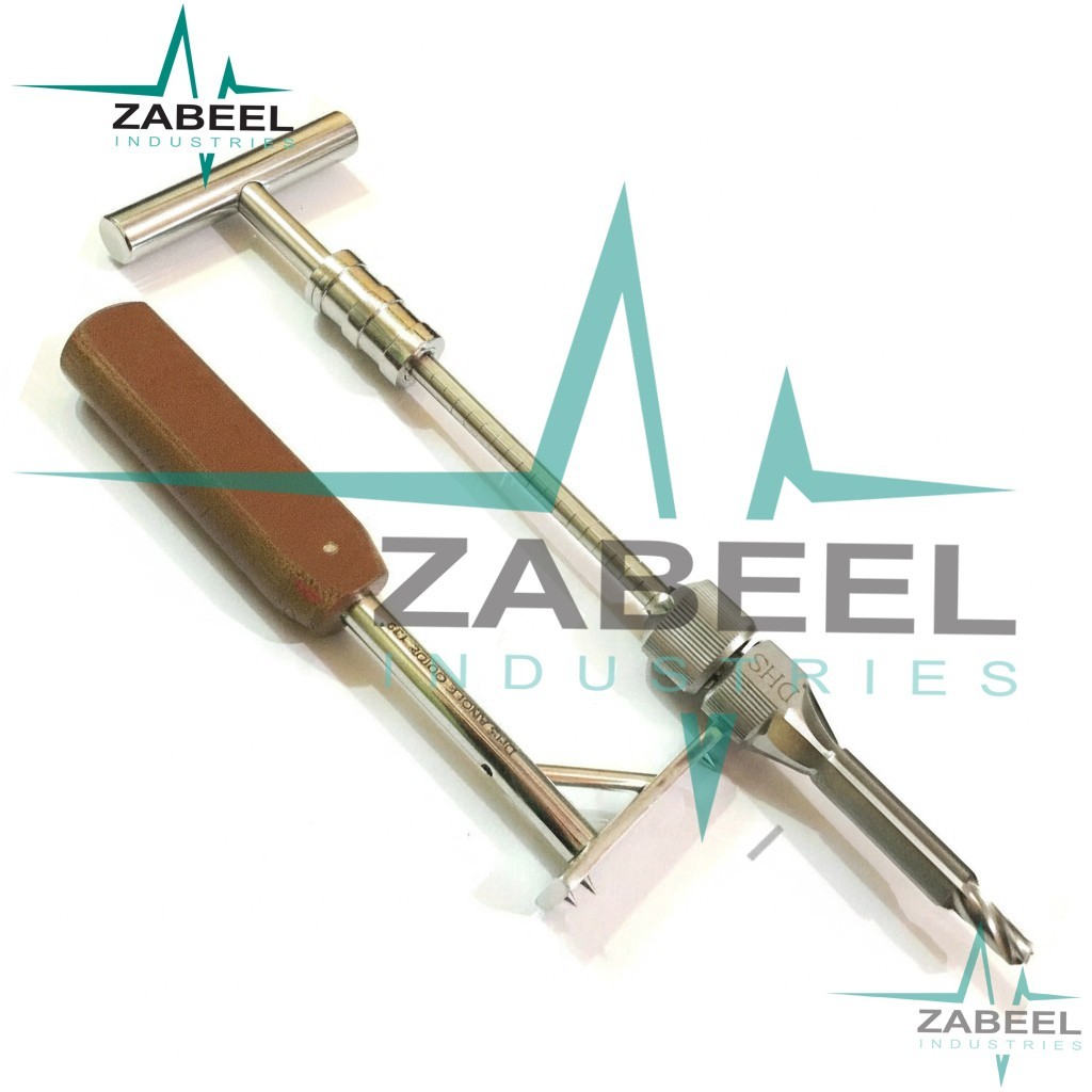 3 Set DHS Angle Guide 135 Degrees,T Handle and DHS Reamer Orthopedic Instruments