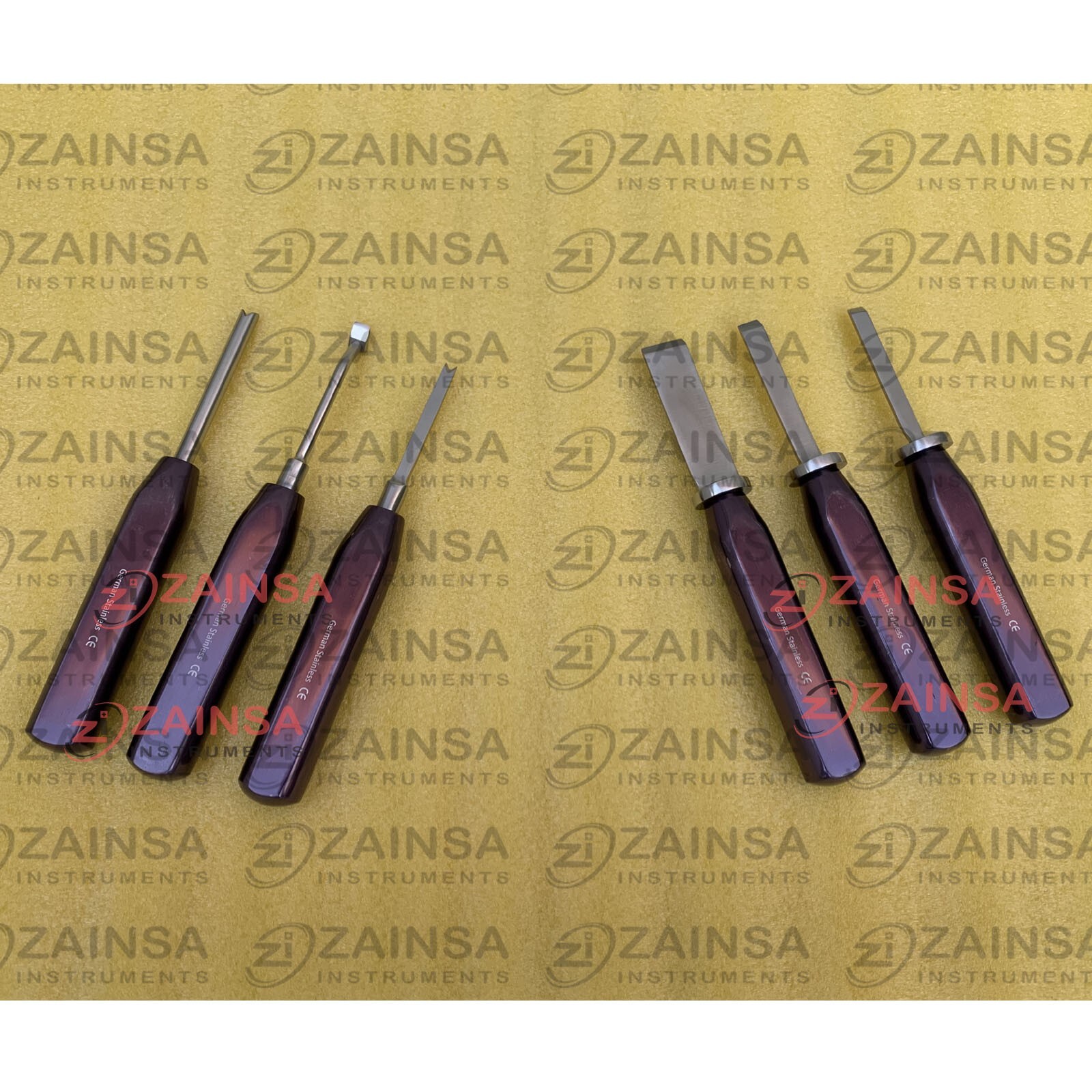 Orthopedic Instruments Set, 6 PCs German Steel Surgical Knee Surgery Instruments