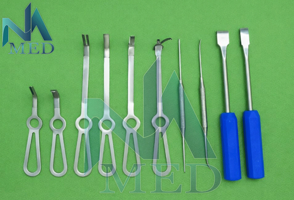Set of 10 Pcs Minimally Invasive Orthognathic Surgery Instruments A+ Quality