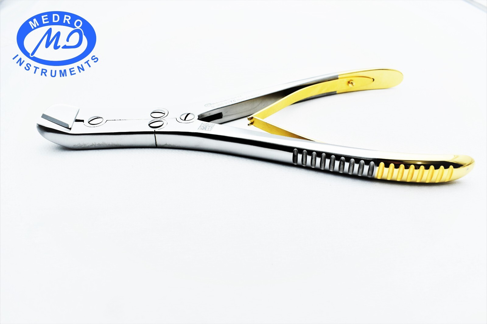 TC Pin & Wire Cutter 9.25″ Double Action Curved Angled OR GRD Orthopedic Pliers