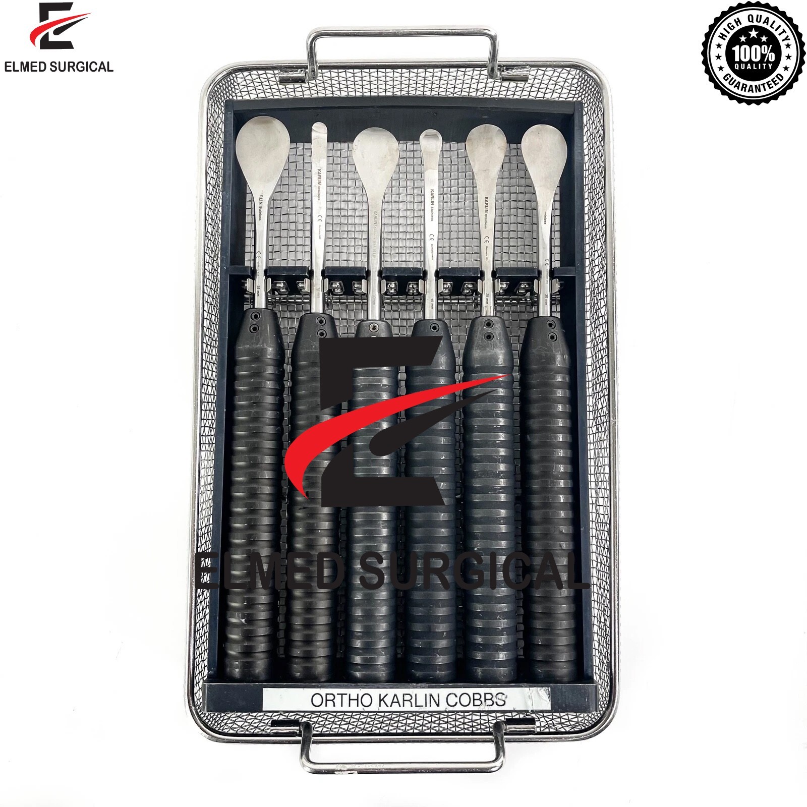 Karlin Orthopedic Spine XL Magnum Cobb Elevator Set