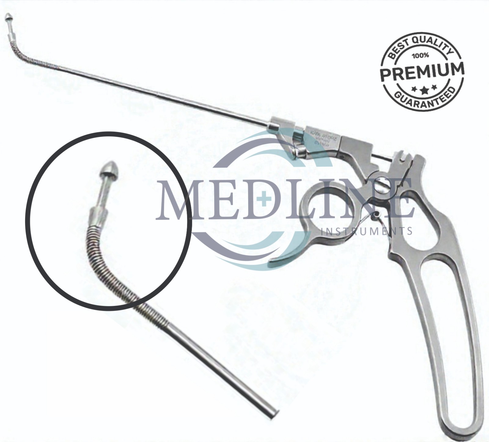 KARL STORZ 651503 HOSEMANN Frontal Sinus Nasal Recess Punch Circular Cutting 8
