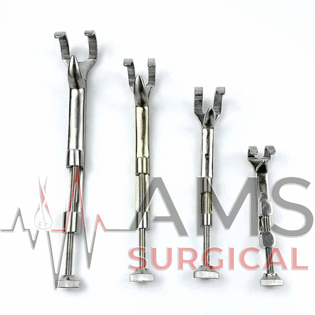 Lowman Bone Holding Clamps Forceps 4 Pcs Set Orthopedic Surgical Veterinary