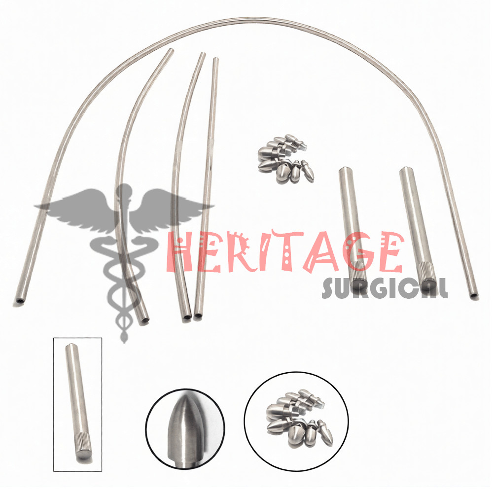 Vascular Set Fistula Tunneler Set of 11 PCs Orthopedic Surgical Instruments