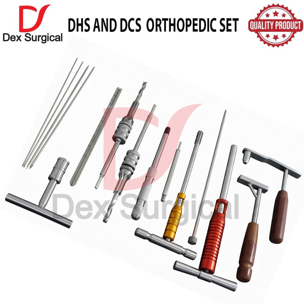 DHS and DCS 16 PCs Set Orthopedic combo surgical instrument