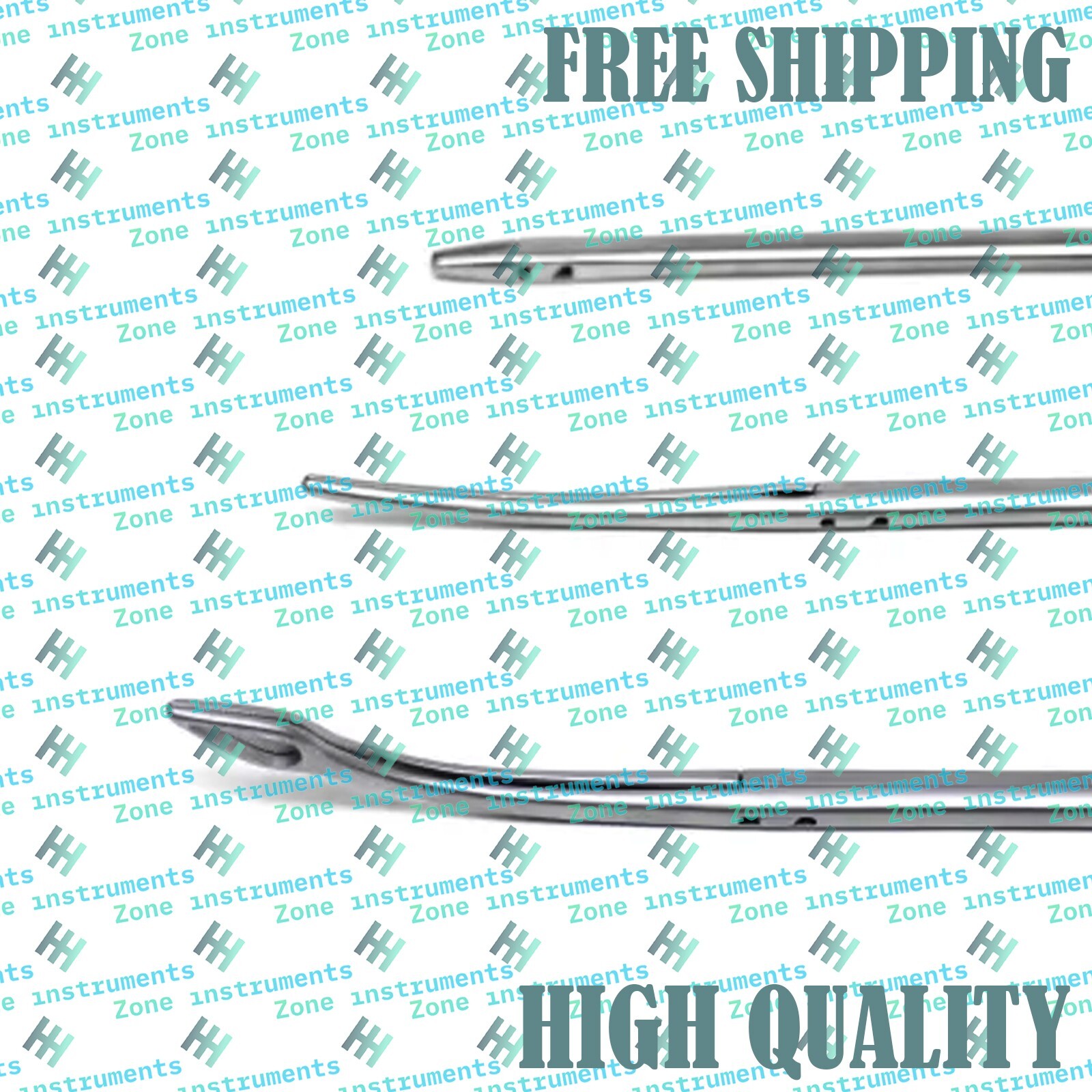 3pcs Thoracoscopic Thoracic Surgery Needle Holder Curved Dissector Snake Forceps