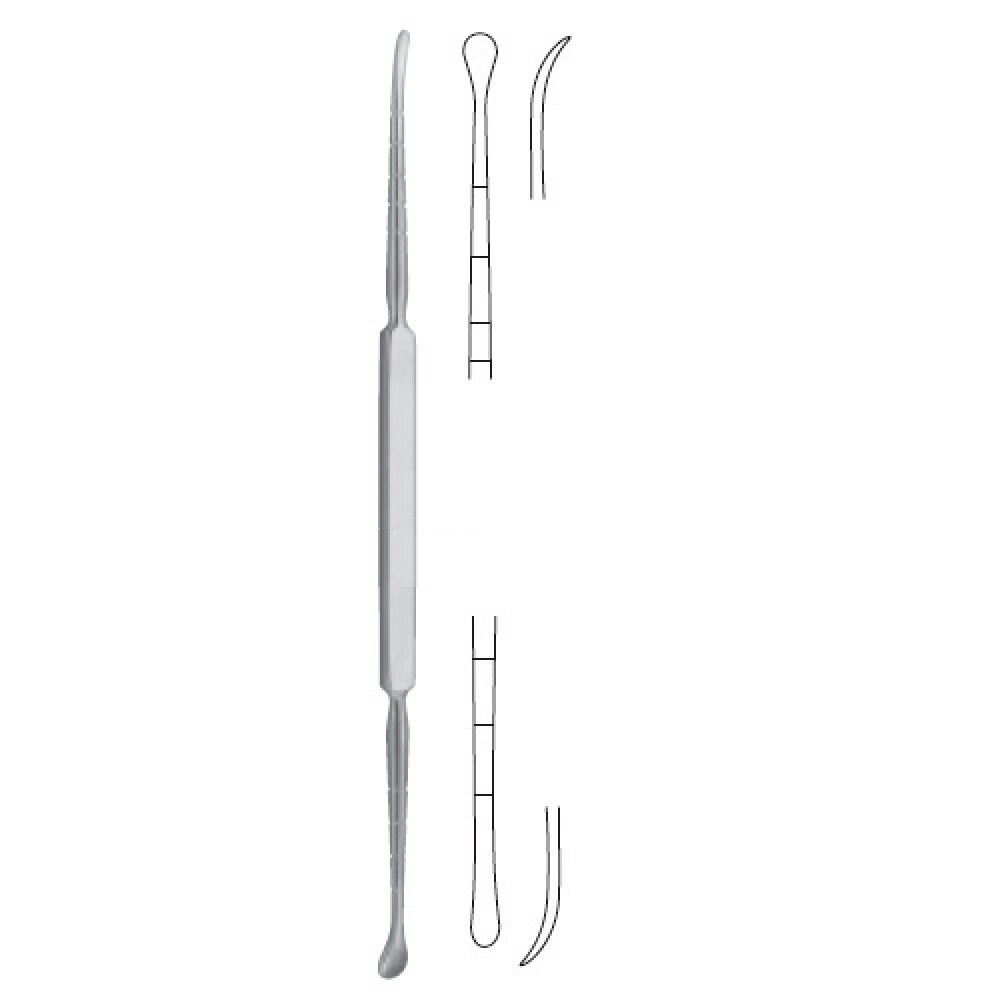 COTTLE Septum Elevator, 9″, Double Ended, Graduated, B/S 5 mm Wide Ends, NH