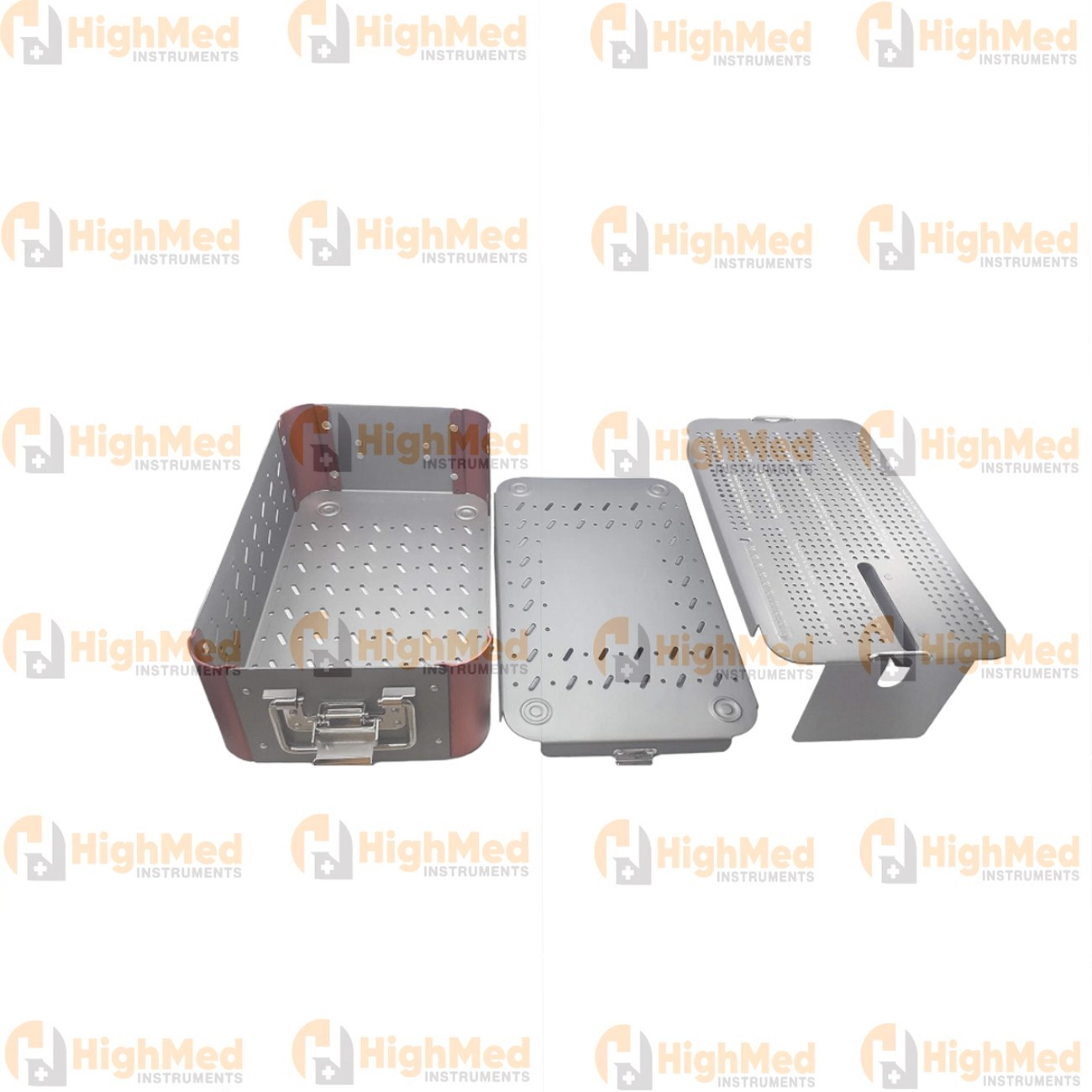3.5mm LCP Screw Empty Case Box Hard Anodized Aluminium Surgical Instrument Box