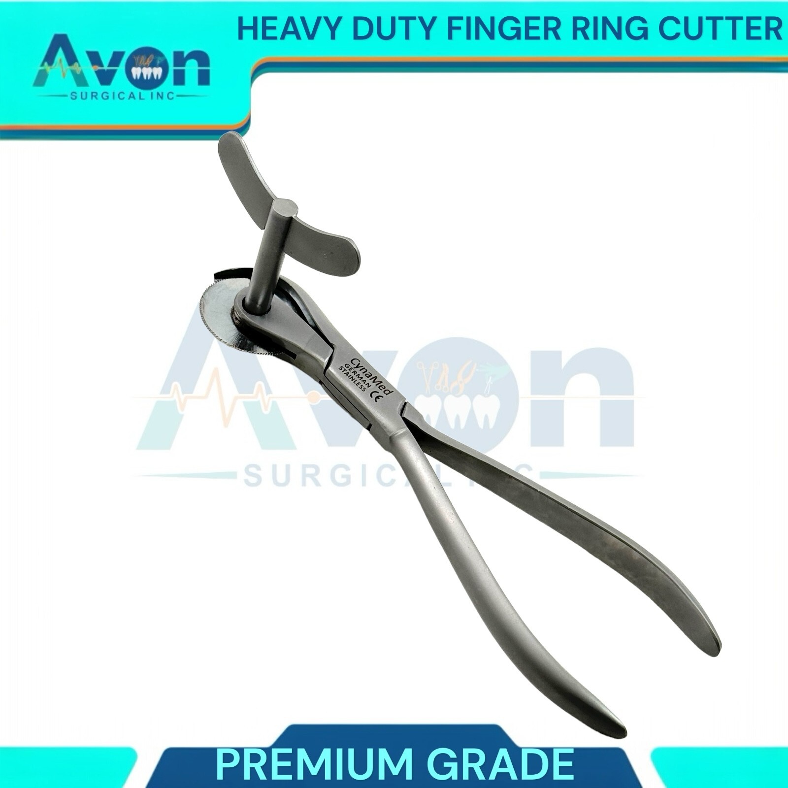 Circular Blade Finger Ring Cutter 6 In Emergency Jewelry Cutting Pliers – 2 Pack