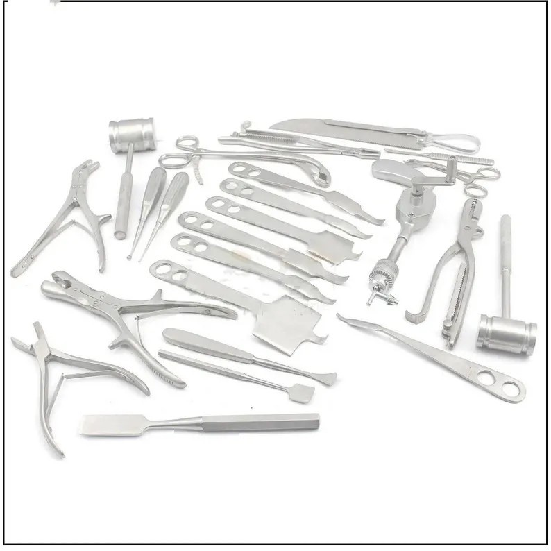 Orthopedic Retractor Bone Drill Saw Surgical Instrument Set 29 Pcs German Stainl