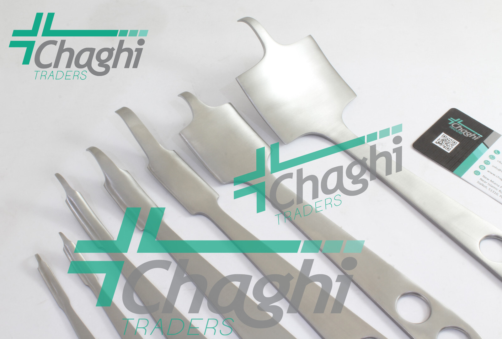 Hohmann Retractor Surgical Orthopedic Instruments Set of 7 PCs 2 Set Chaghi Trad