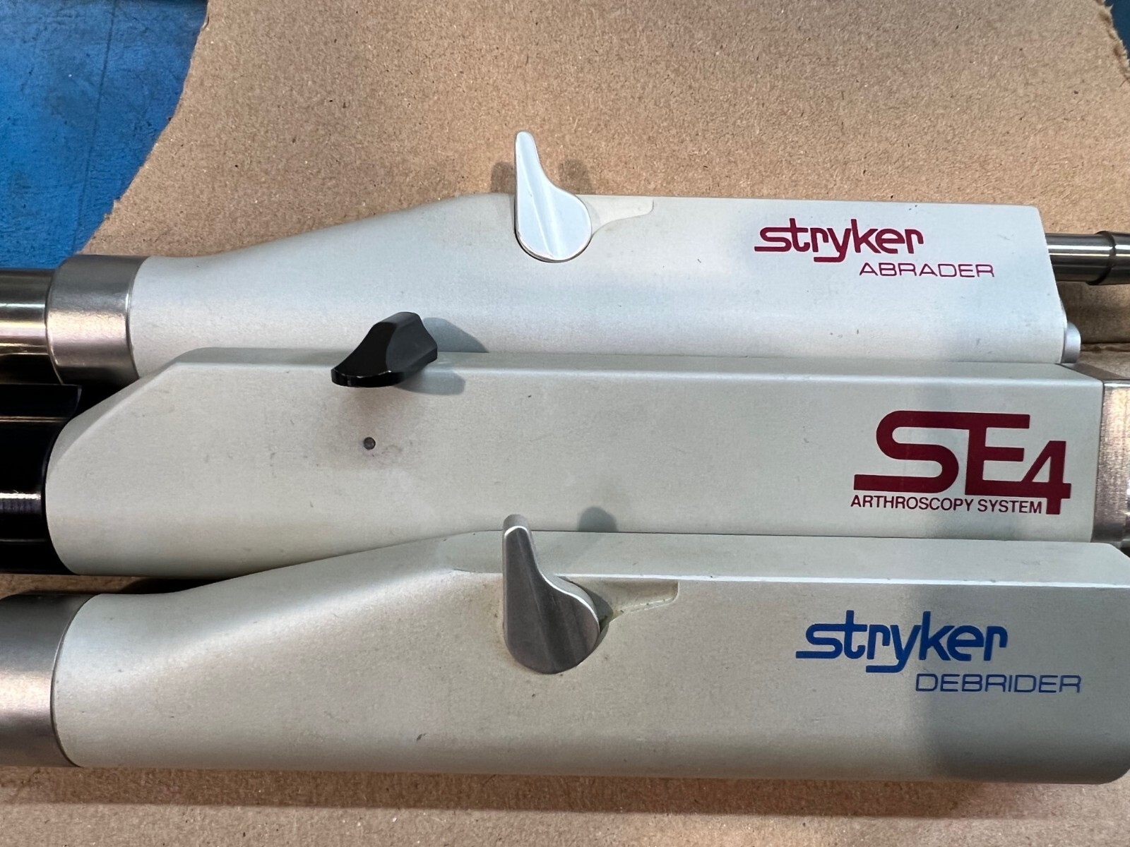 Stryker 277-701 Debrider, 277-801 Abrader, 270-701 SE4 Arthroscopy Handpieces