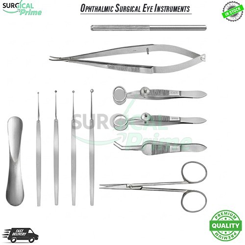 Chalazion Surgery Set 11 Pcs Ophthalmic Surgical Eye Instruments German Grade