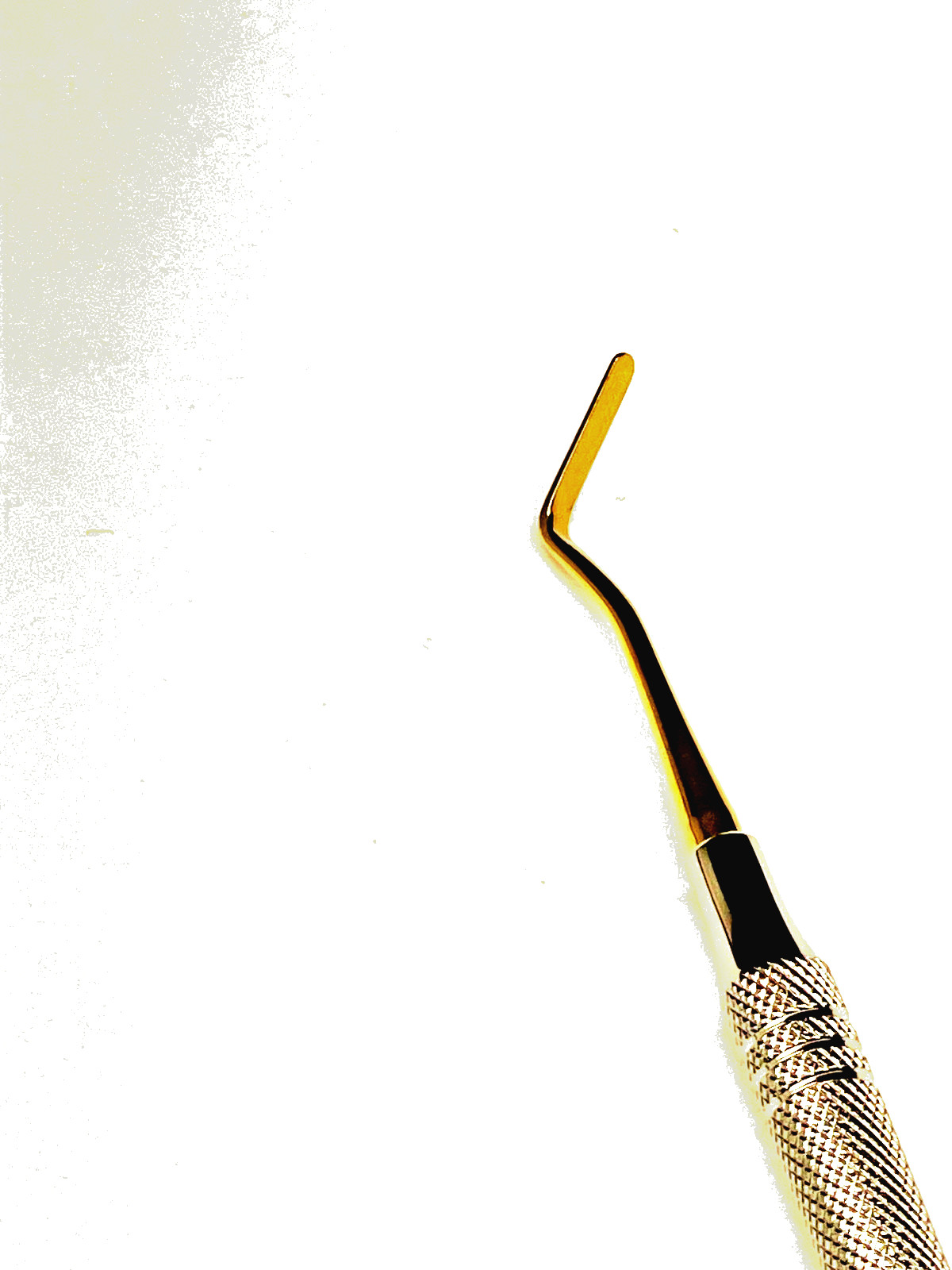 Set of 6 Plastic Filling Instruments PFI T-5, Titanium Gold Coated Tips