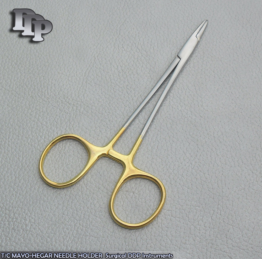 T/C Mayo Hegar Needle Holder 5.00″ Surgical Instruments