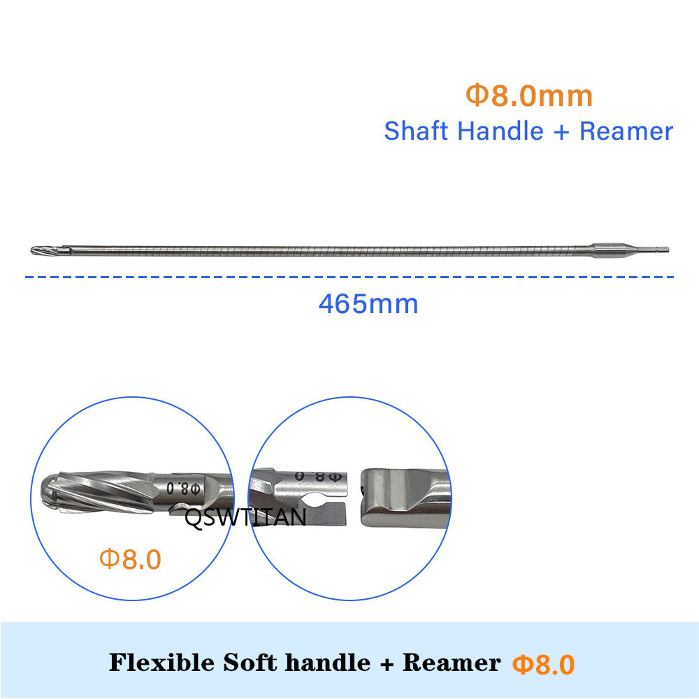 Cannulated Soft Drill Bit Flexiable Reamer Intramedullary Nail Hollow Reamer