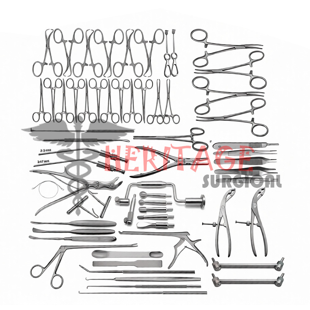 Neuro Surgery Instruments Set Of 151 PCS German Stainless Steel Surgical