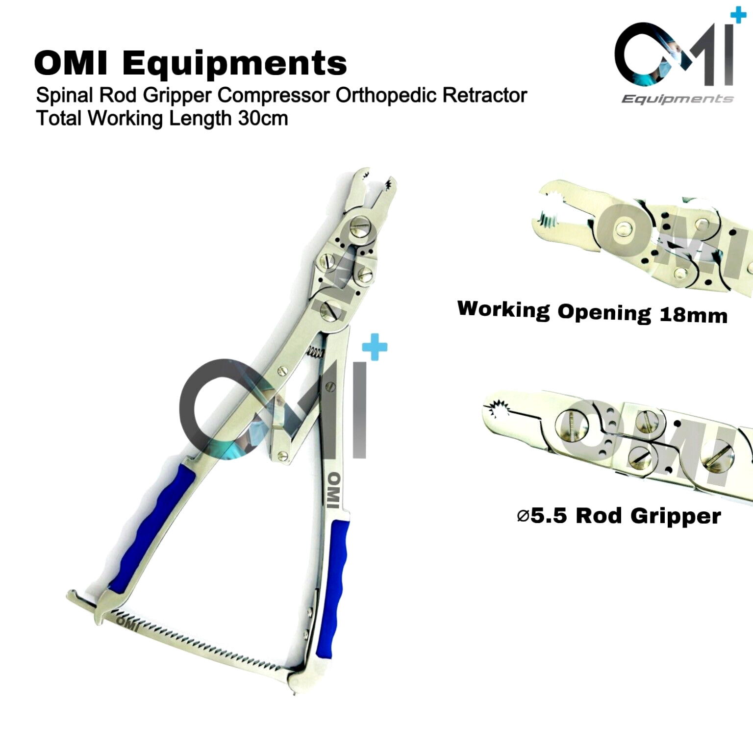 Top-Quality Spine Rod Holding Plier Forceps – Surgical Rod Gripper Instrument OM