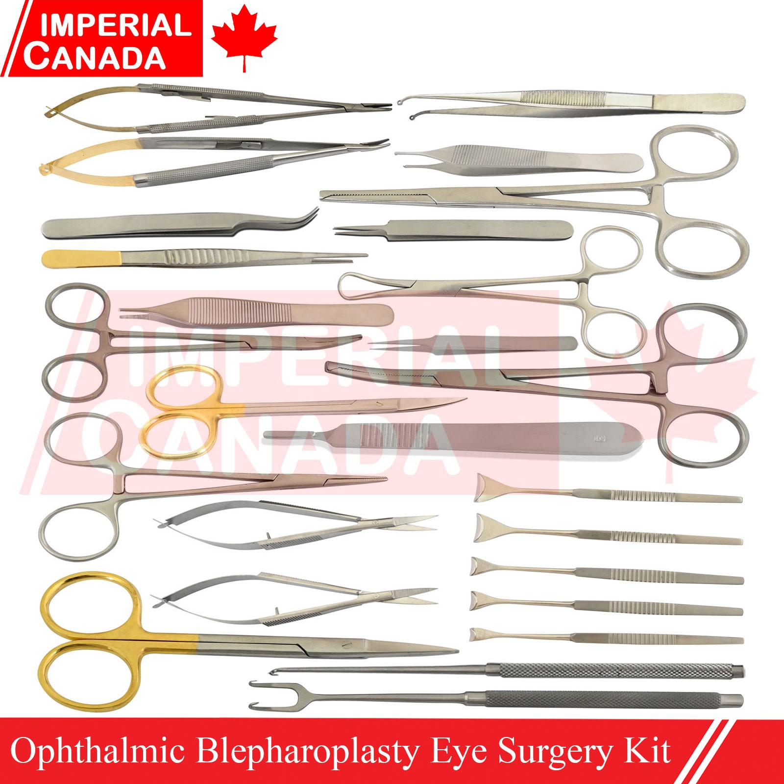 Eye Blepharoplasty Instruments Set Ophthalmic Micro Surgery Tweezer Retractor