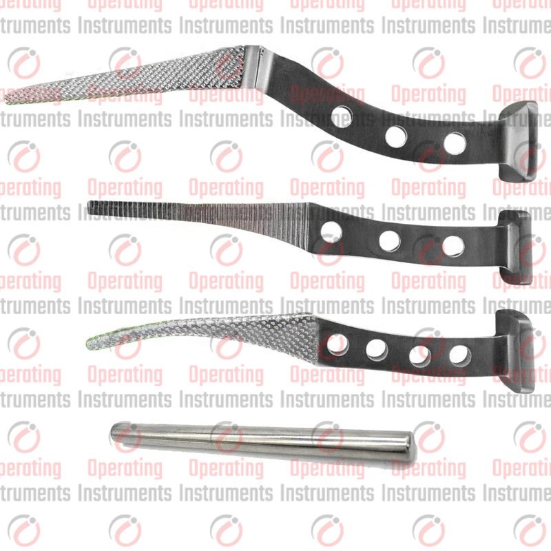 Rasp Thompson Instrumentation For Hip Prosthesis Orthopedics Surgery 3 PCS Set