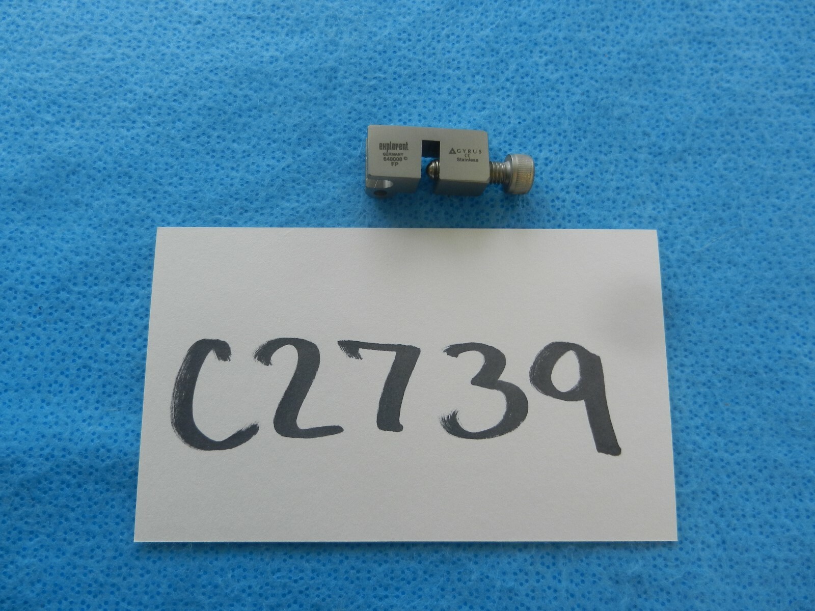 Gyrus ACMI Surgical Fiber Optic Light Carrier Support Fitting 640008 NEW!