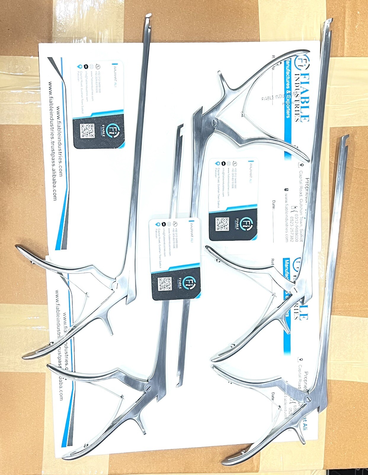 Kerrison Rongeurs Set 11 Inches(1mm,2mm,3mm,4mm,5mm) 5 Pcs Upward