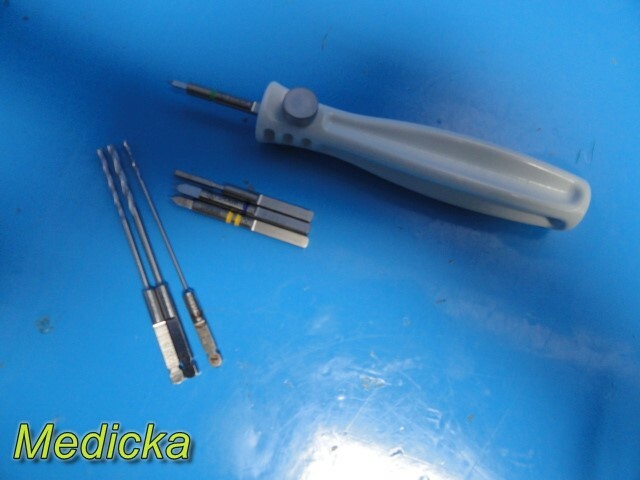 Wright Zimmer Assorted Drill bits/Punches W/ Handle ~ 25394