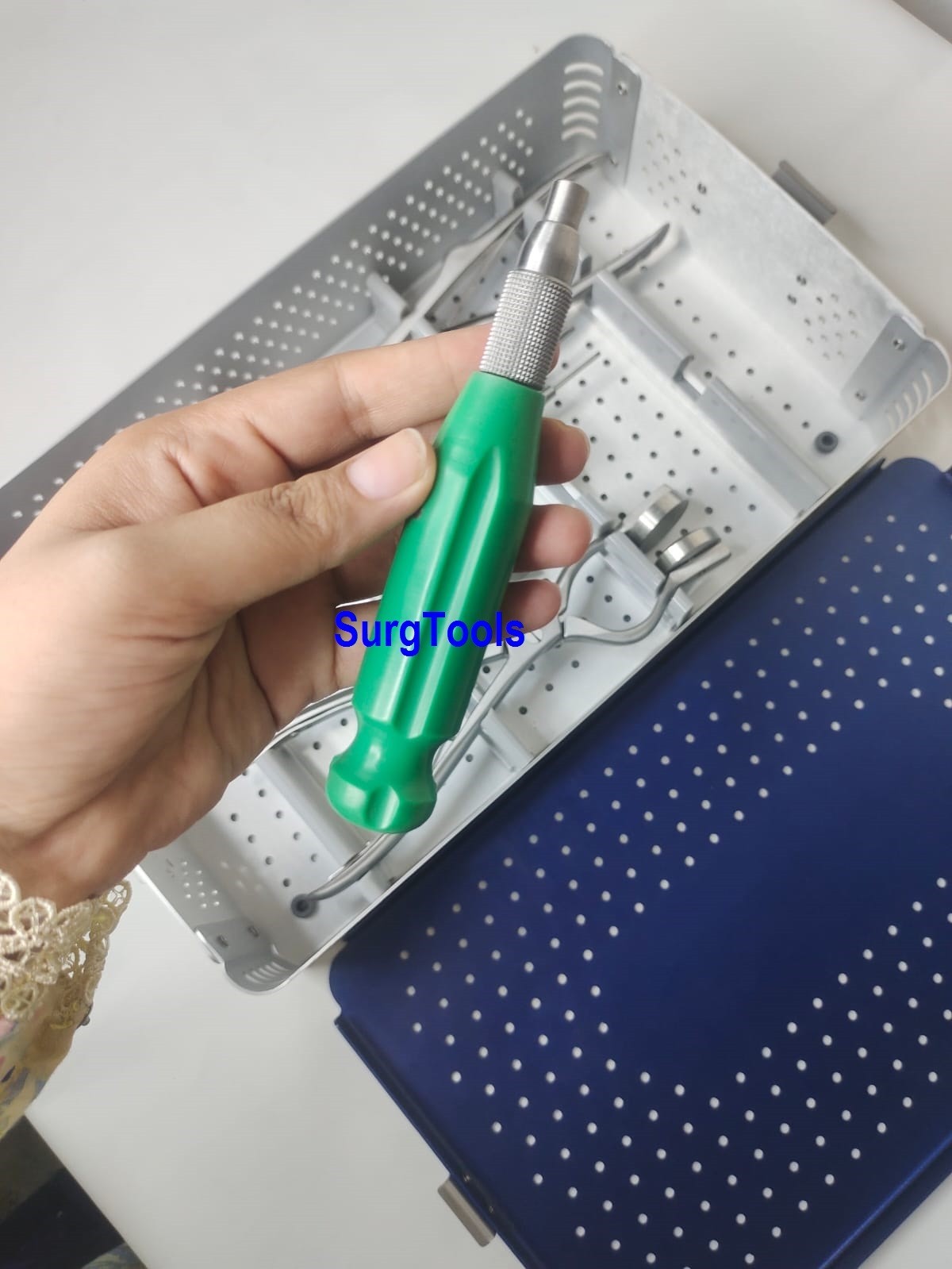 Maxillofacial Instruments Mesh Bender Mesh Cutter Mesh Scissor with Screwdriver