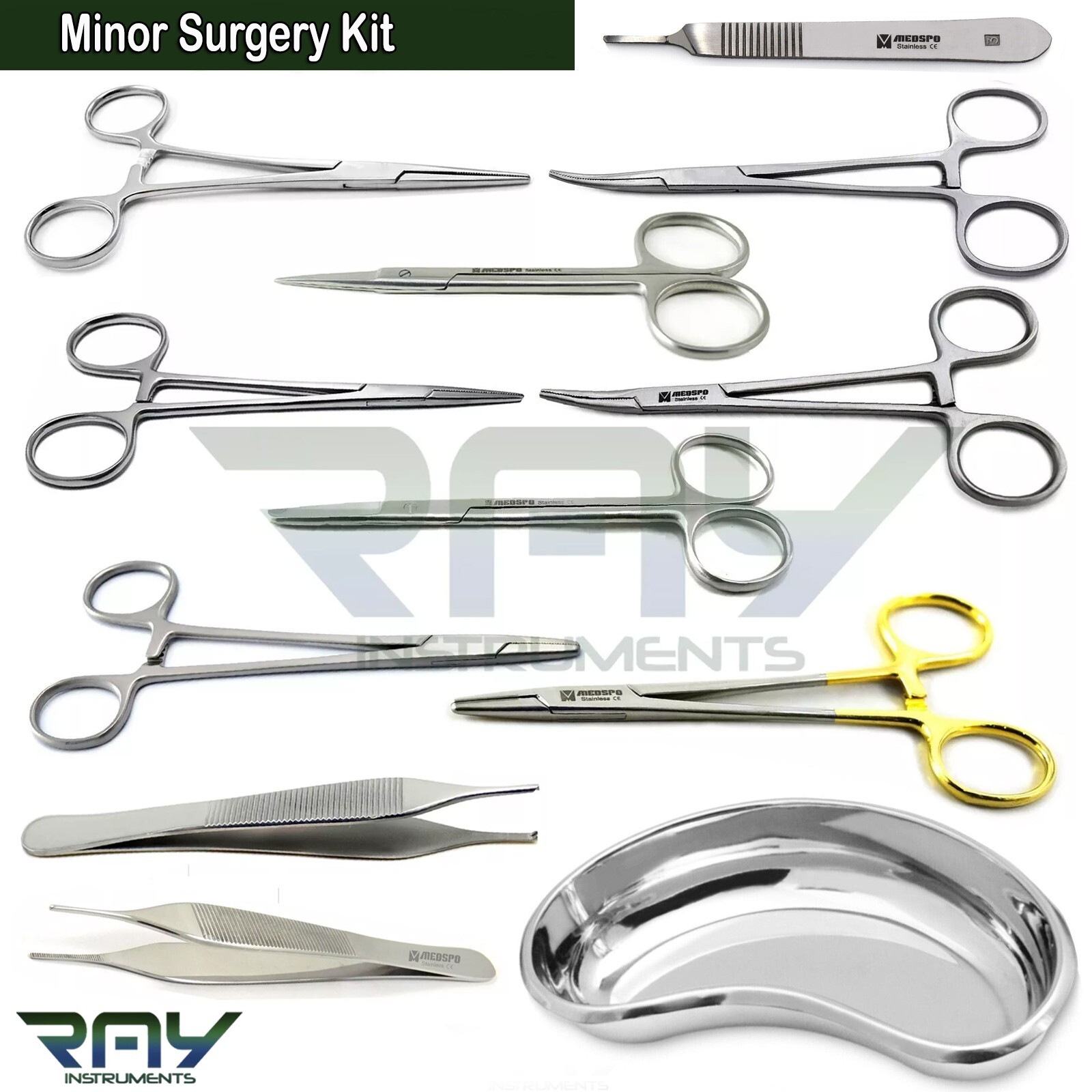 Minor Surgery Kit Surgical Veterinary Dissecting Suture Removal Instrument Set
