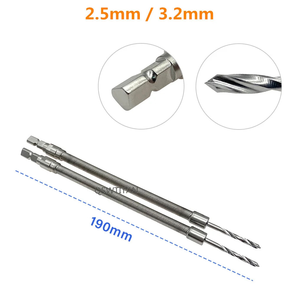Flexible Drill Bit Soft Drill Reconstruction Plate Operation Orthopedic Tool
