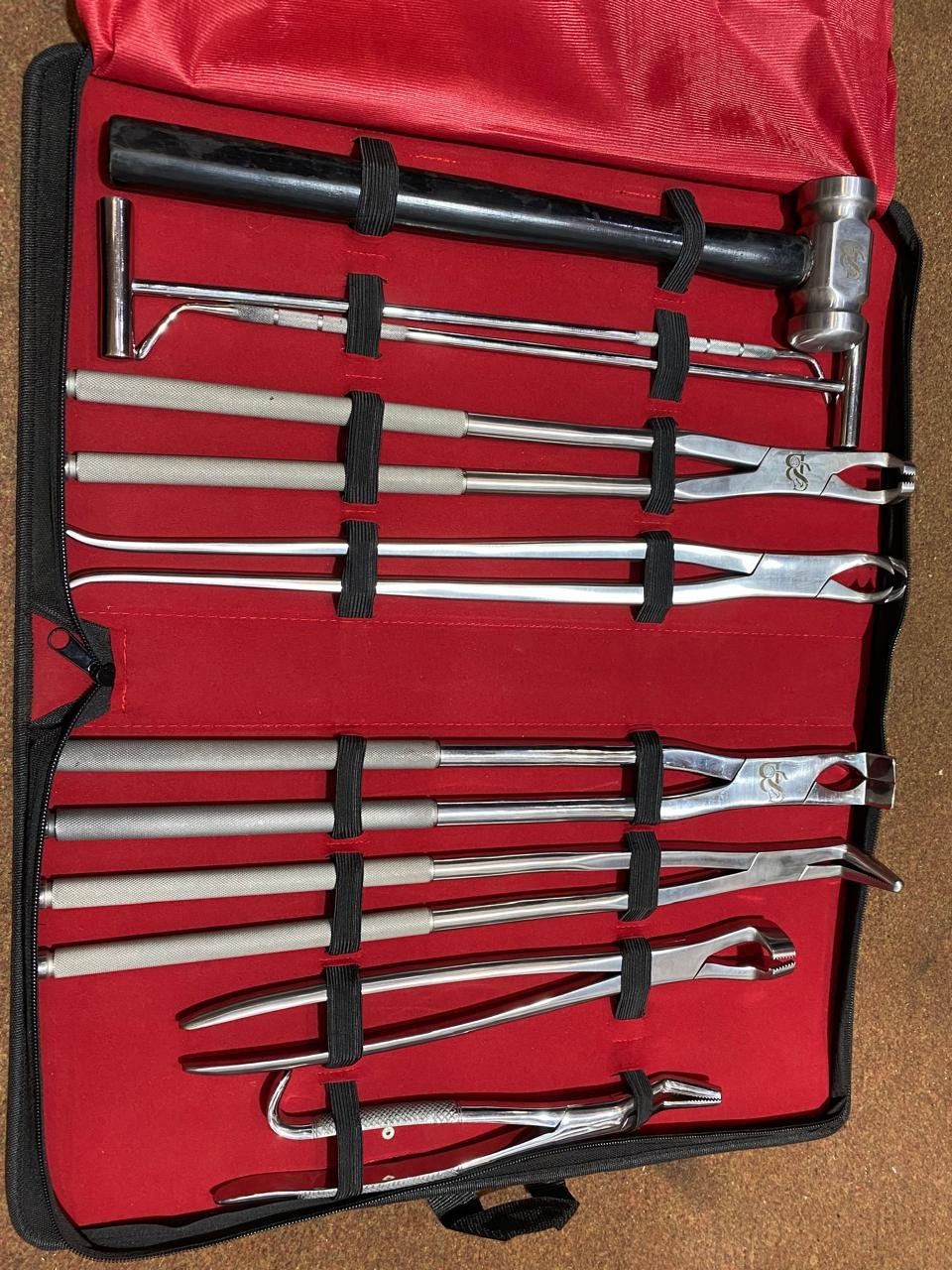 Equine Dental Complete Buccotomy Set Veterinary Tooth Extraction Kit for Horses