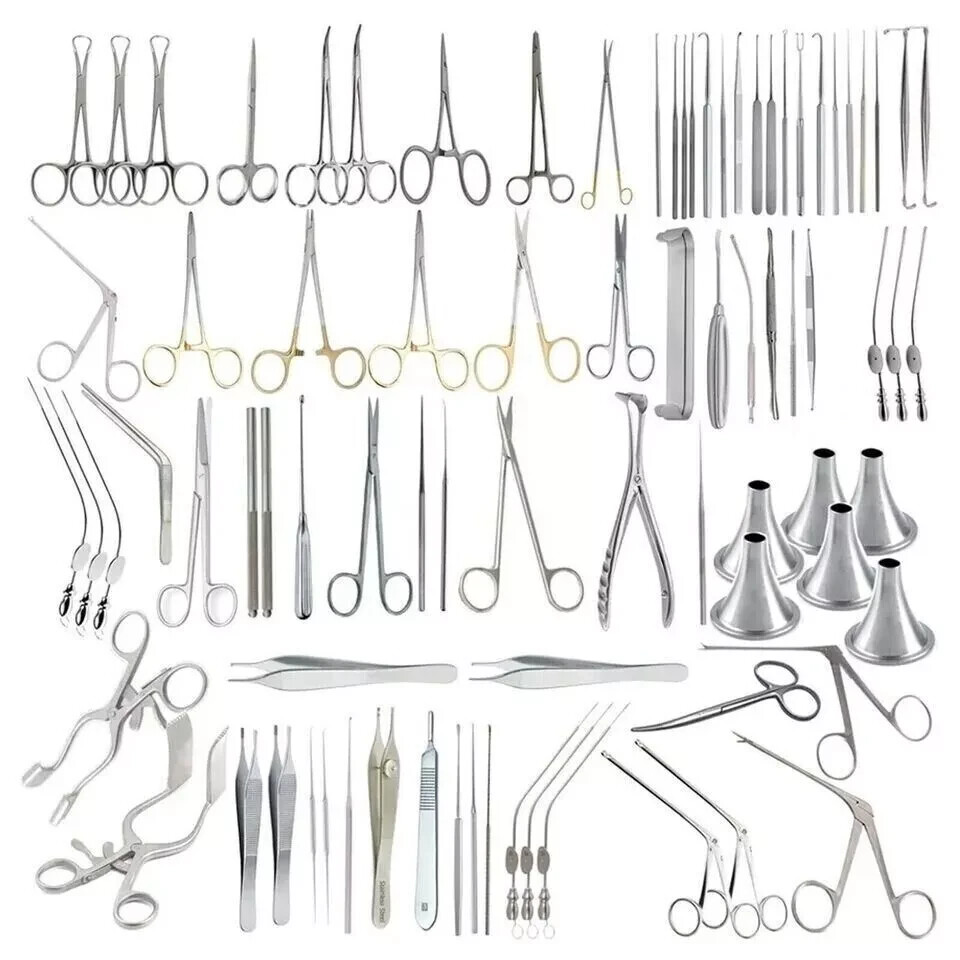 “101-Piece Tympanoplasty Instrument Set – Micro Ear Surgery ENT Surgical Tools”