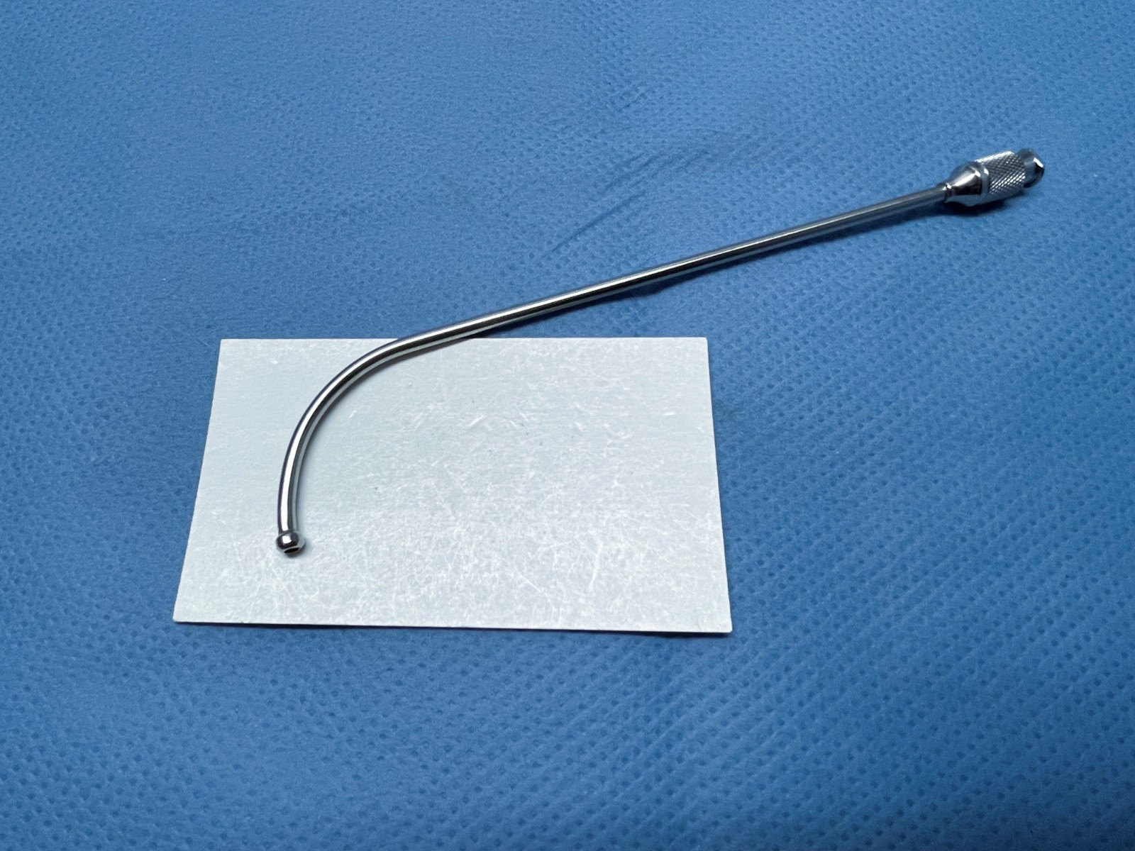 V. Mueller BE590 Abraham Suction Tube, 4.5mm Tip, 6″, Curved