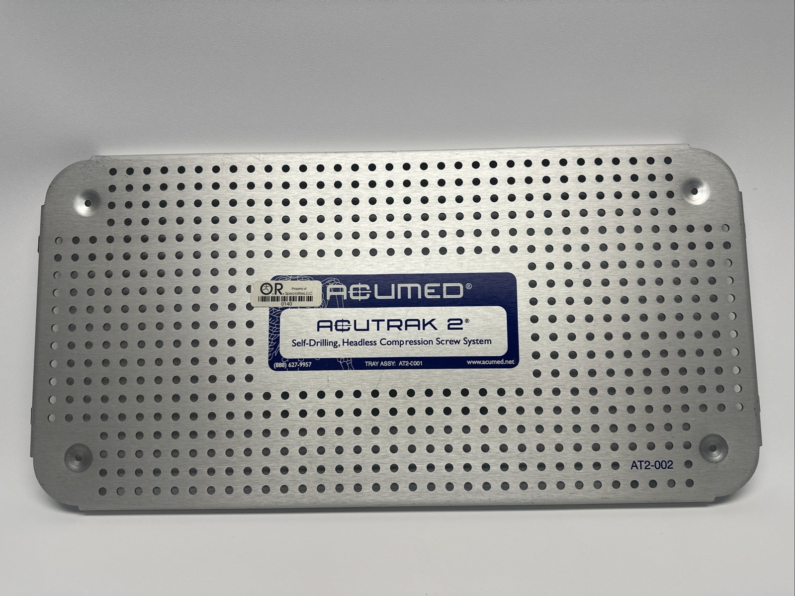 Acumed AT2-001 Acutrak 2 Self Drilling, Headless Compression Screw System