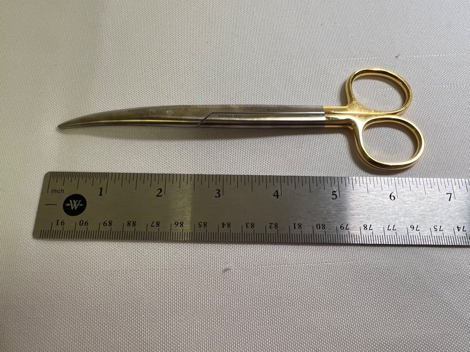 Jarit 101-222 Carb-Edge Curved 3.3mm Blunt Tip 6-3/4″ Length