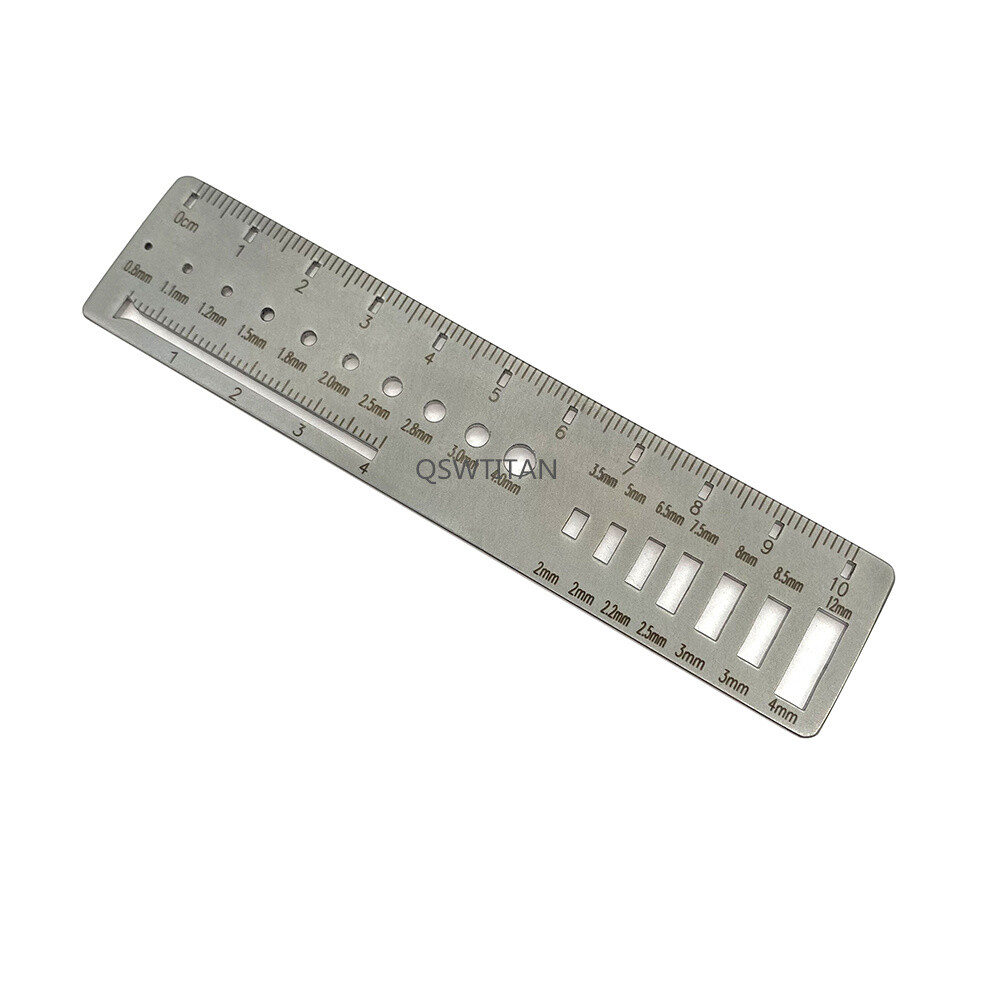Orthopedic Measuring Ruler for Kirschner Wire Drill Screw Plate Measuring Tools