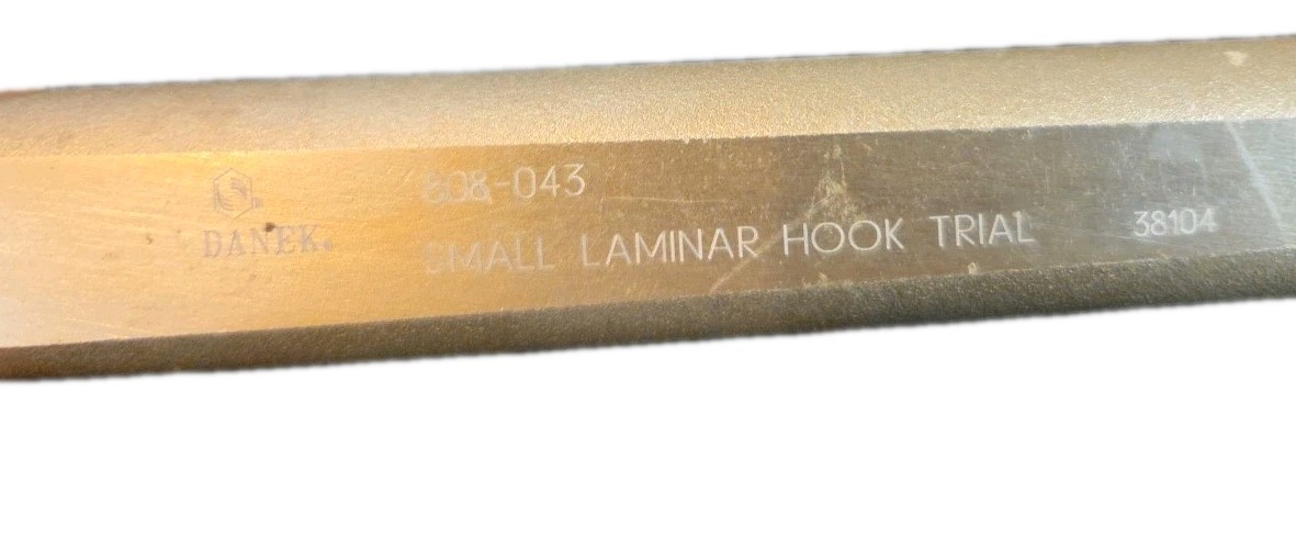 Medtronic Sofamor Danek 808-043 Small Laminar Hook Trial Orthopedics