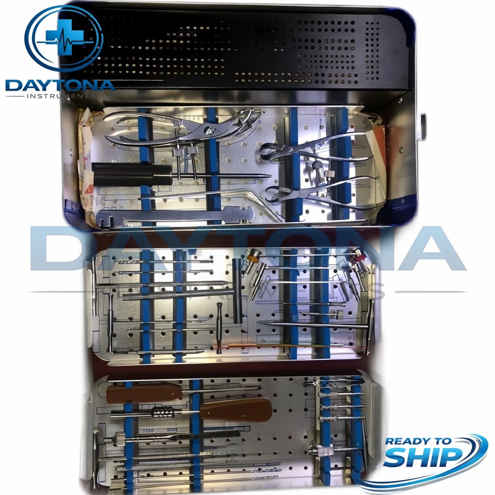 Large Fragment Orthopedic Instruments Set with Sterilization Surgical Box A+