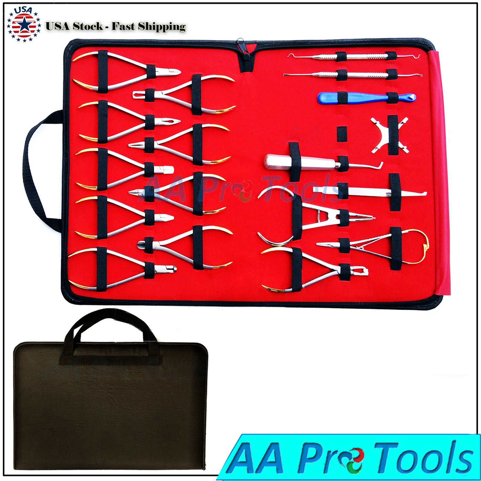AAPRO GERMAN Premium 18 Pcs Basic Orthodontics Dental Composite Kit Set DN-2123