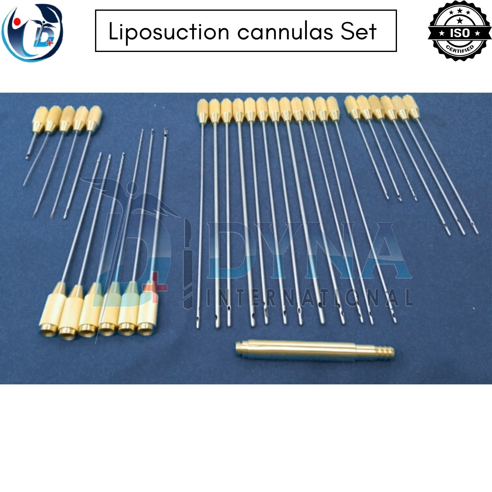 Liposuction cannulas Set of 30 pcs plastic surgery instruments