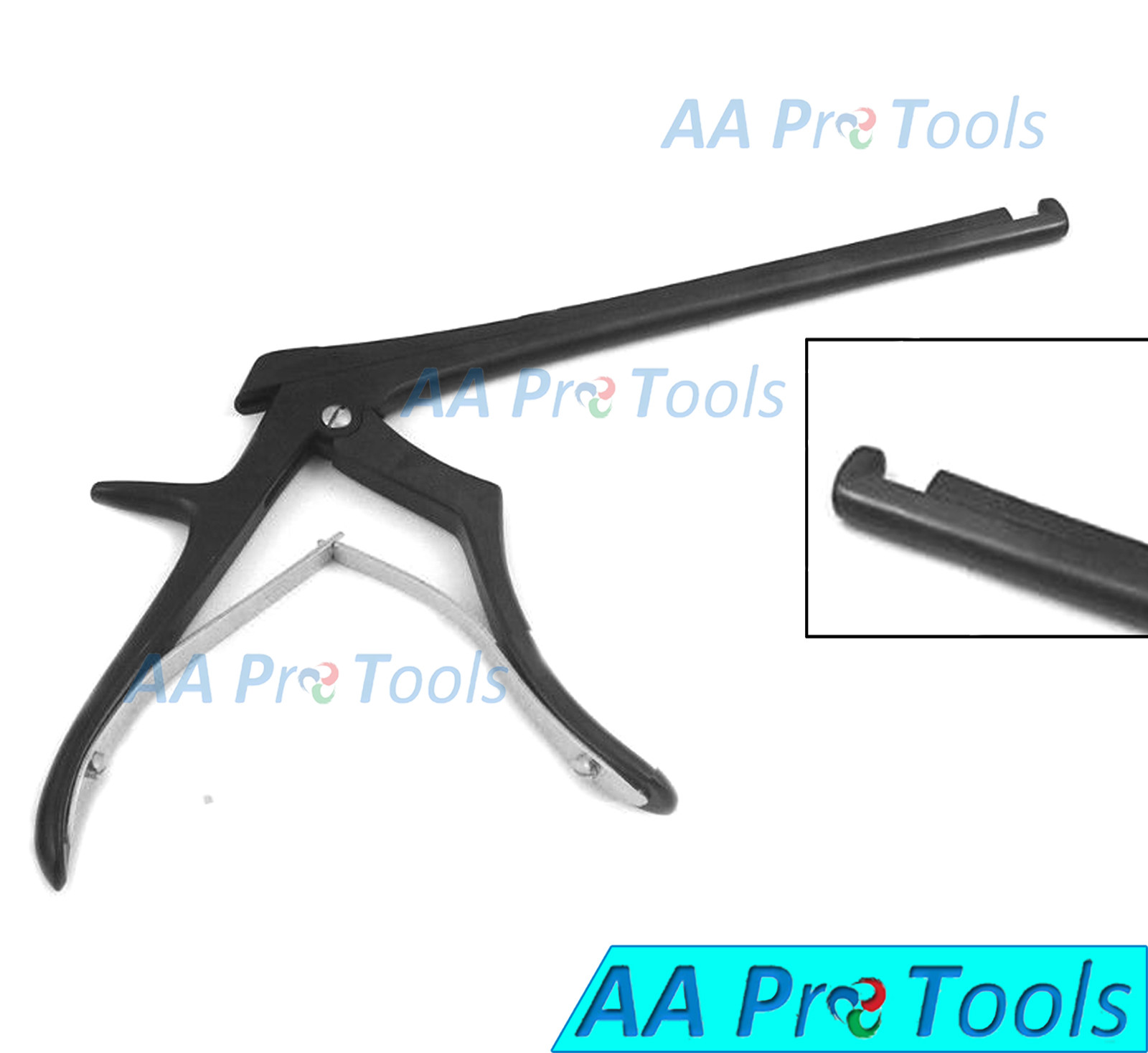 KERRISON RONGEUR 7mm 7″ Upward With Black Coating & Silver Ratchets Orthopedic