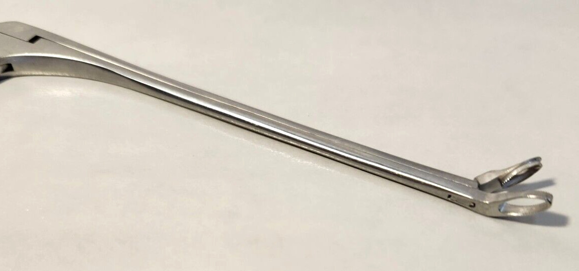 Richards 7023-0742 Curved Left Surgical / Biopsy Forceps