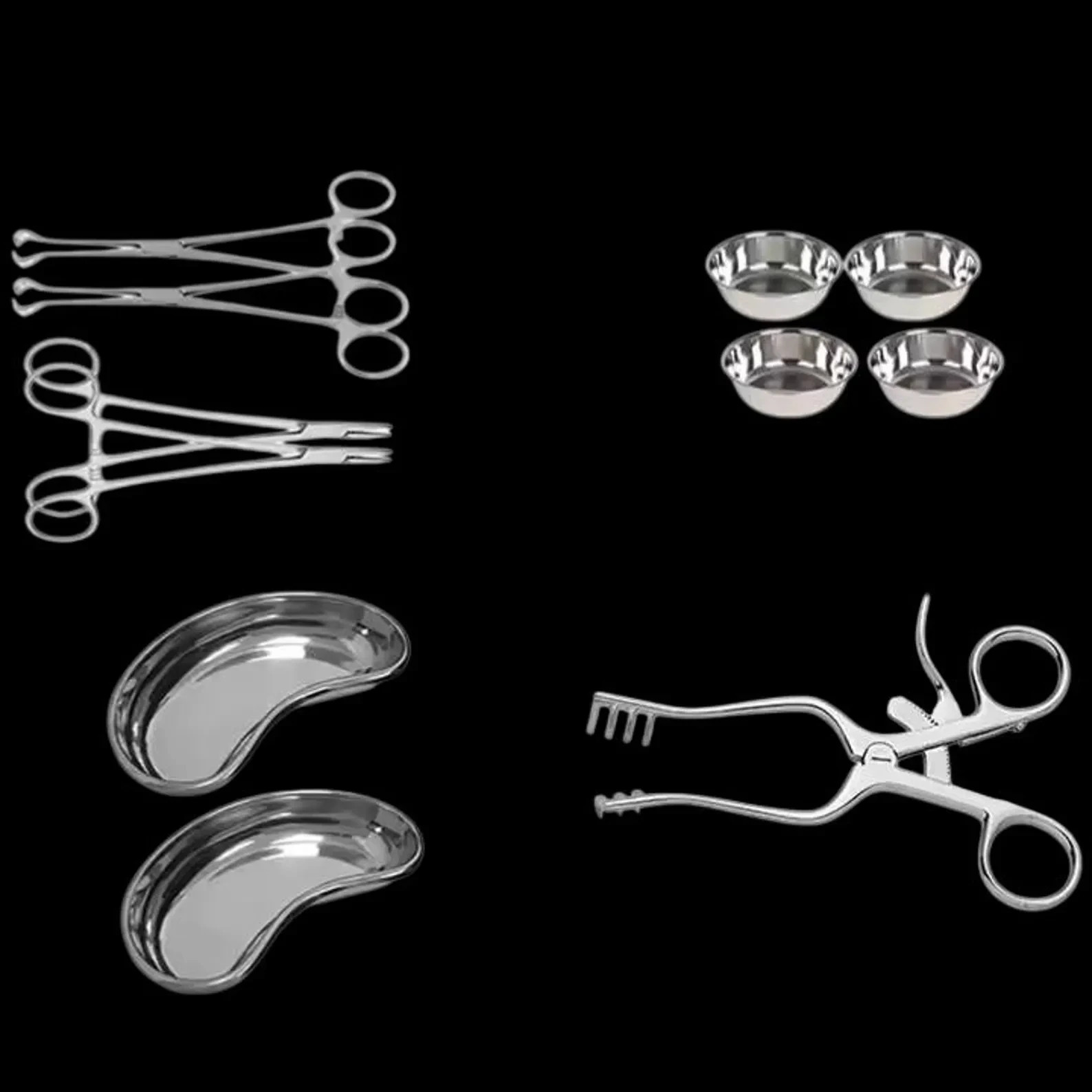 General Surgery Instrument Set of 71 Professional Stainless Steel Surgical Tools
