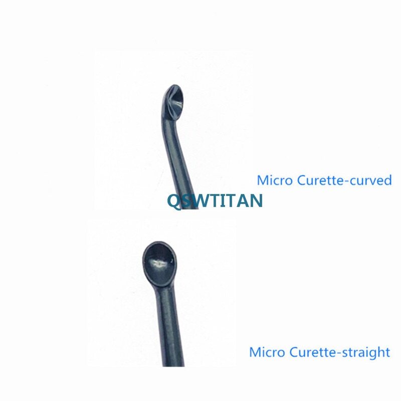 1pc Micro Nerve Vessel Hook Spatula Dissectors 21cm Curette Nerve instrument