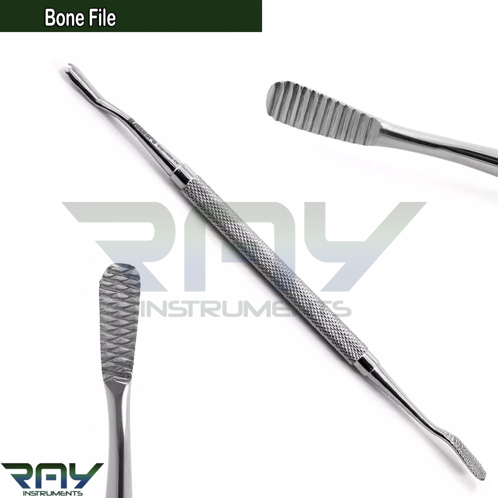 X3 Orthopedic Bone File Miller Oral Surgery Implant Surgical Double Ended Tools