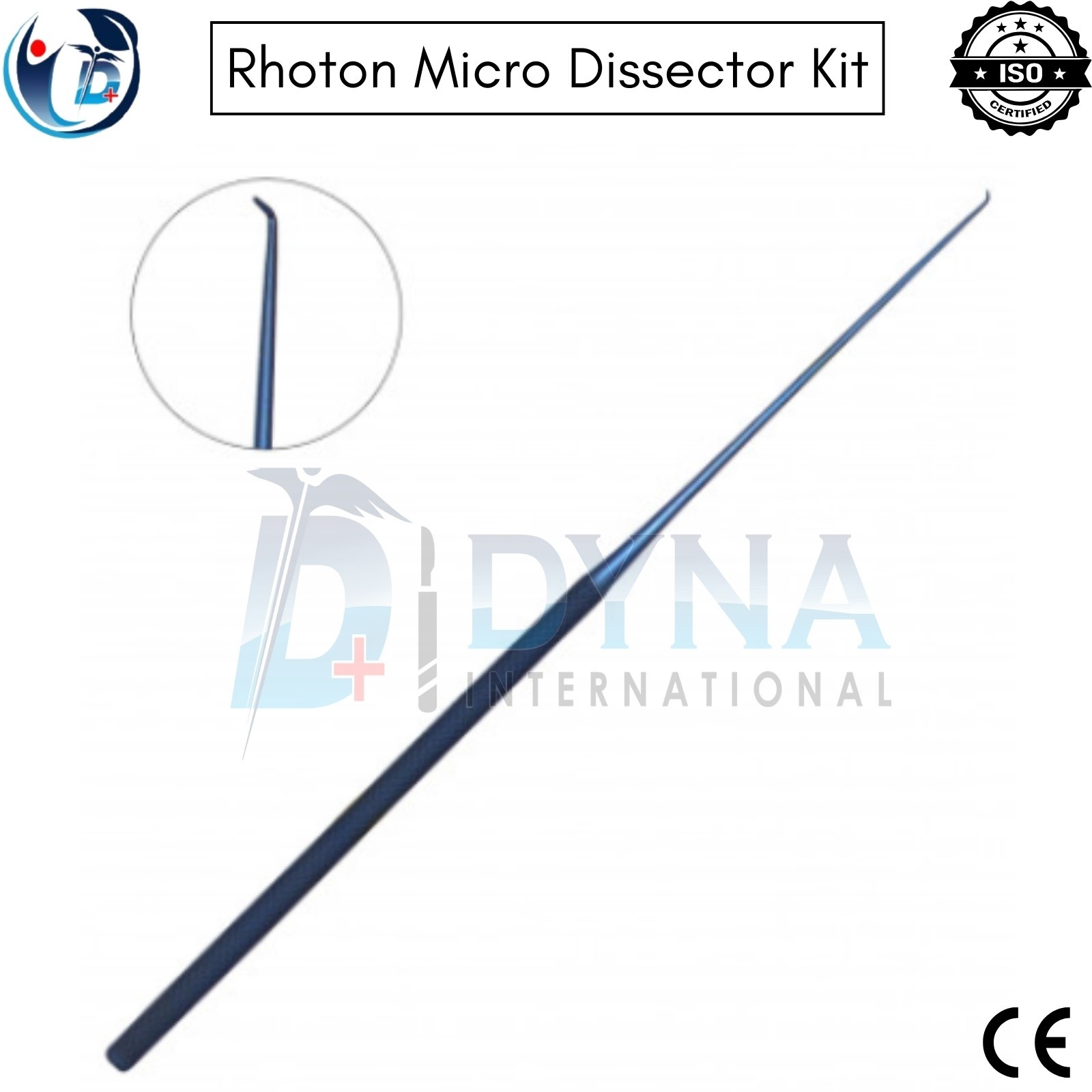 Rhoton Micro Dissector Expanded 19 Pc Set Stainless Steel With Premium Mesh Box