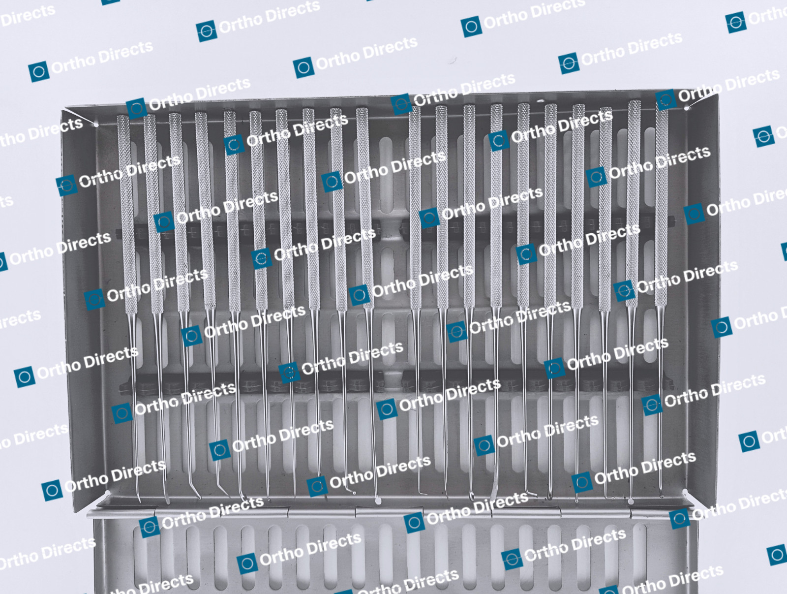 Rhoton Micro Dissector Surgical Instrument Set W/ Free Sterilization Tray 20 Pcs