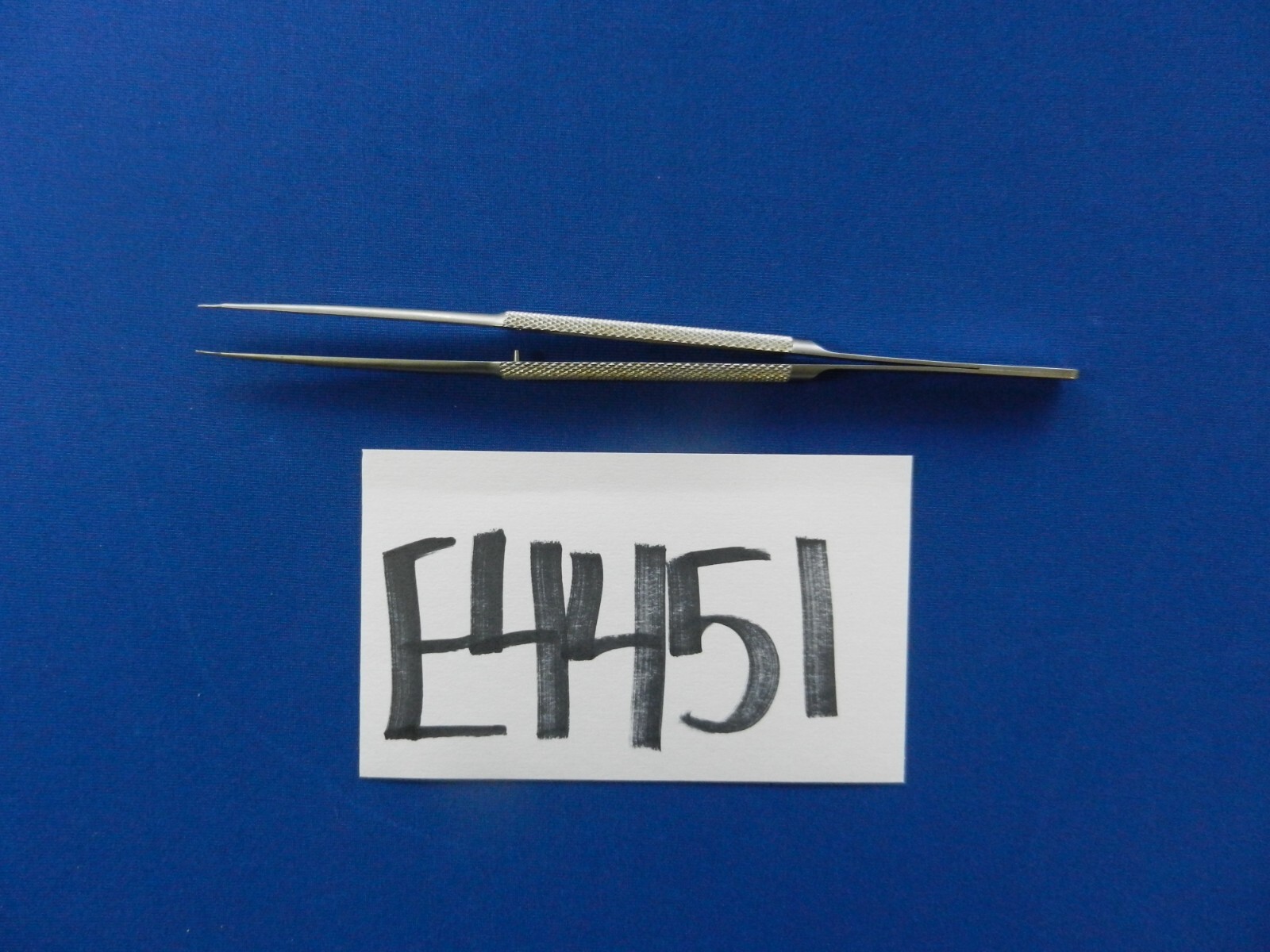 E4451 Pilling 357648 Micro Ring Straight Tip Forceps 20cm Overall Length