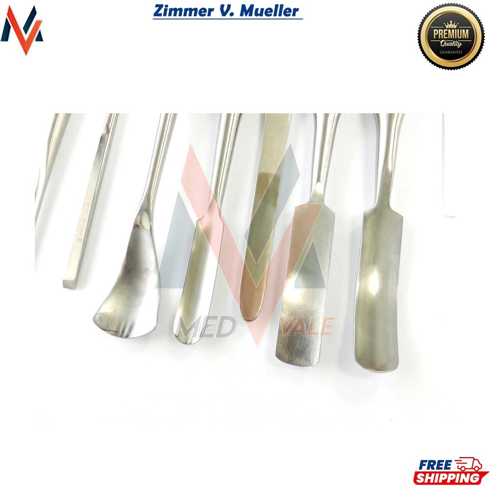 Zimmer V. Mueller Orthopedic Gouge Instruments Lot of 12